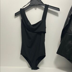 Zara Black Sleeveless Bodysuit
